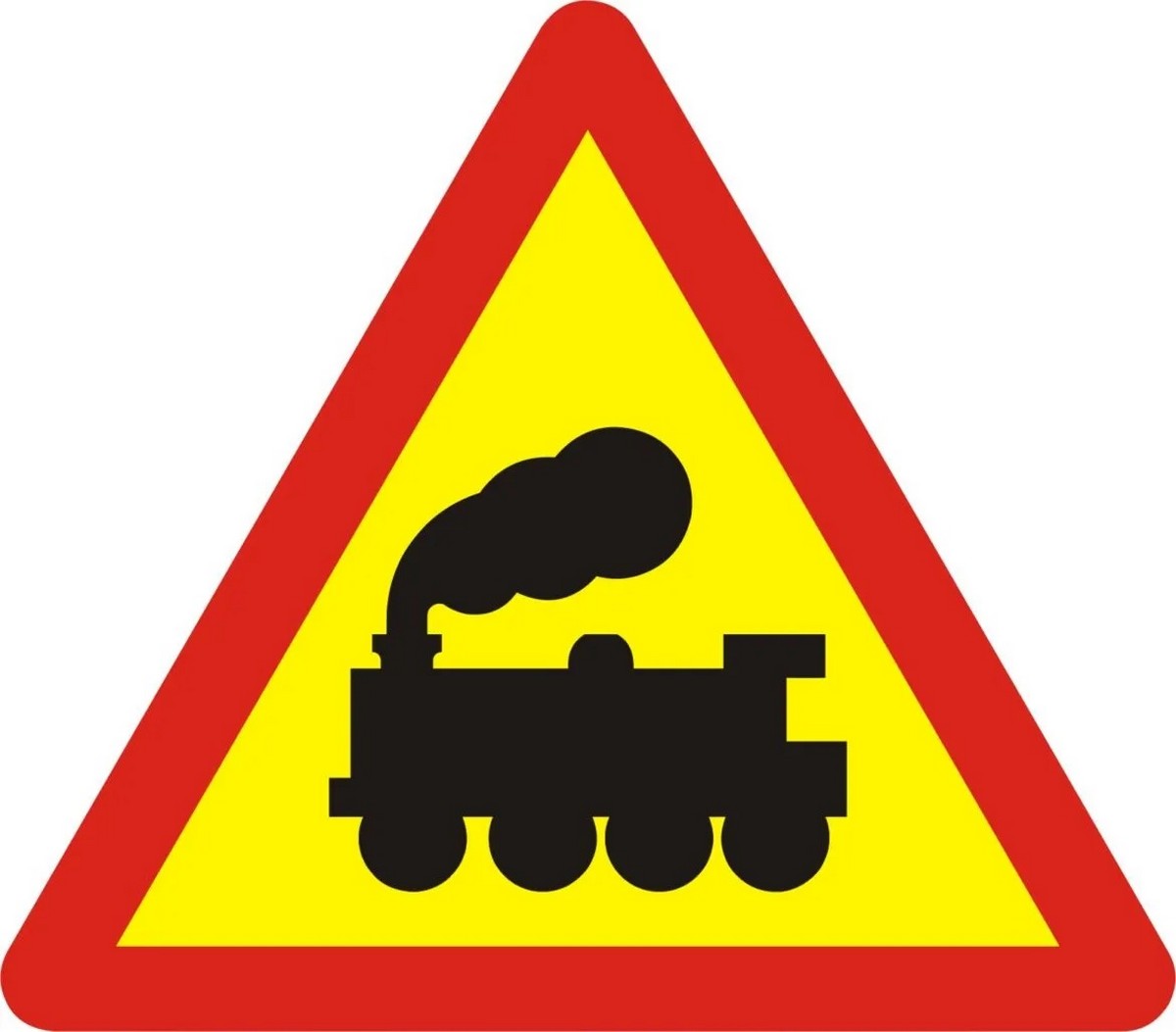 Biển báo W.211a “Giao nhau với đường sắt không có rào chắn”