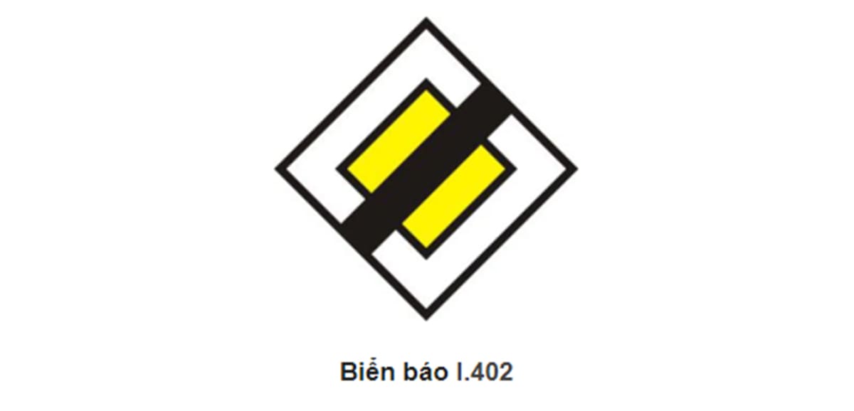 Biển I.402 – Kết thúc đường ưu tiên