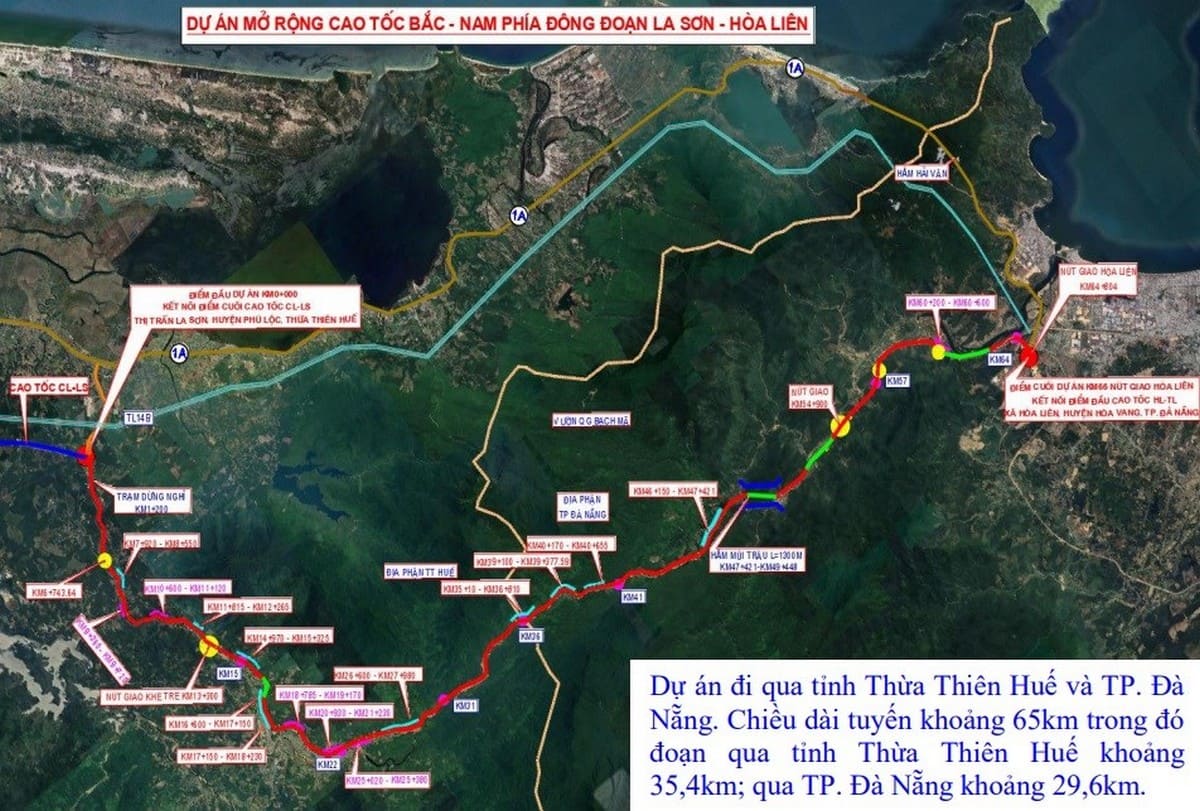 Cao tốc La Sơn Hòa Liên bao nhiêu km?