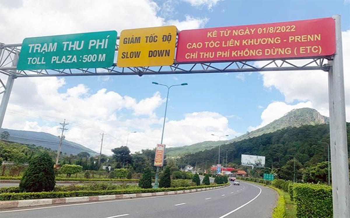Hình thức thu phí cao tốc Liên Khương Đà Lạt