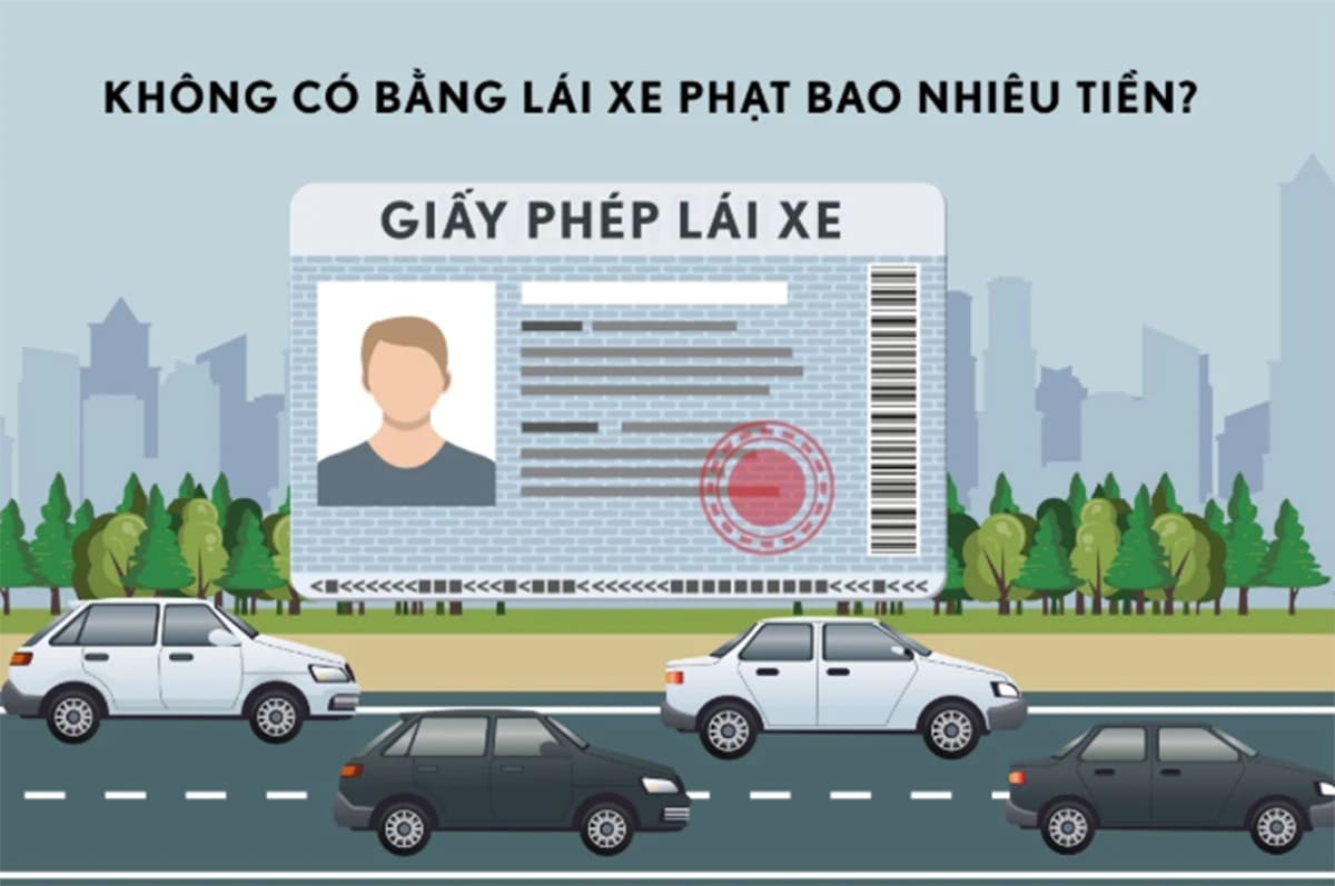 Không mang theo bằng lái xe quốc tế 2025 bị xử phạt thế nào?