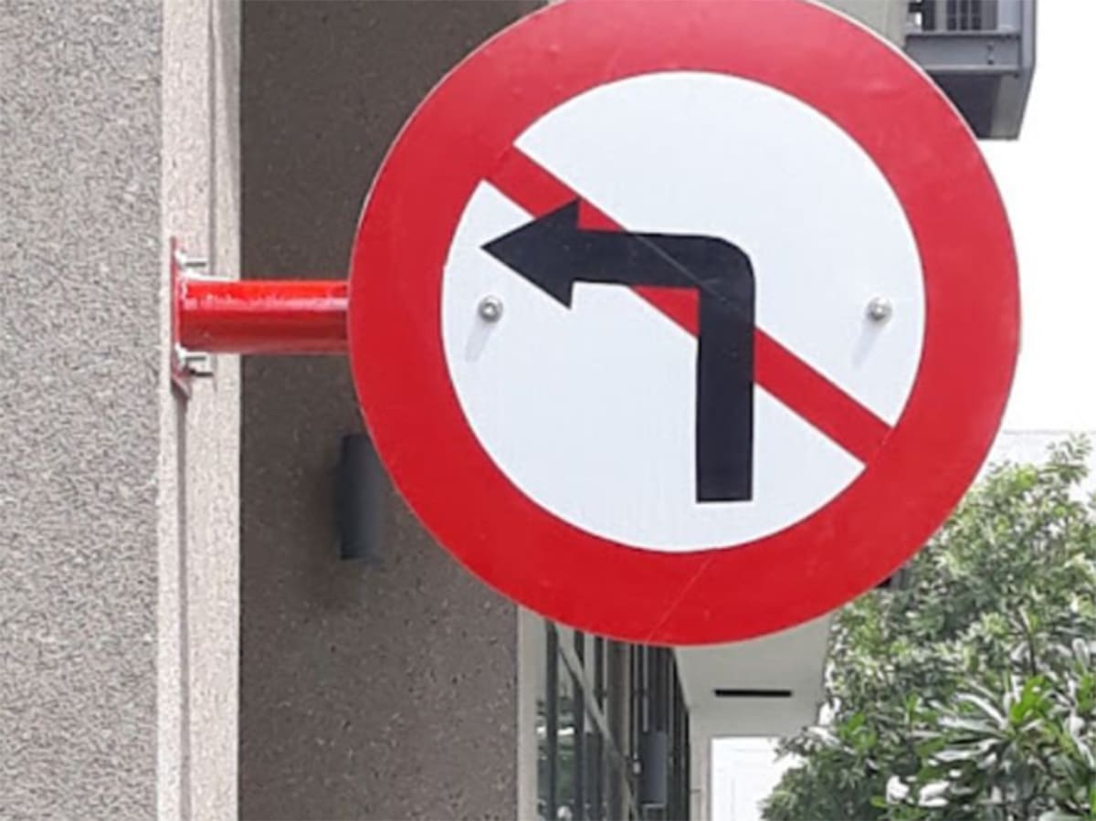 Lỗi vi phạm biển báo rẽ trái bị phạt bao nhiêu?