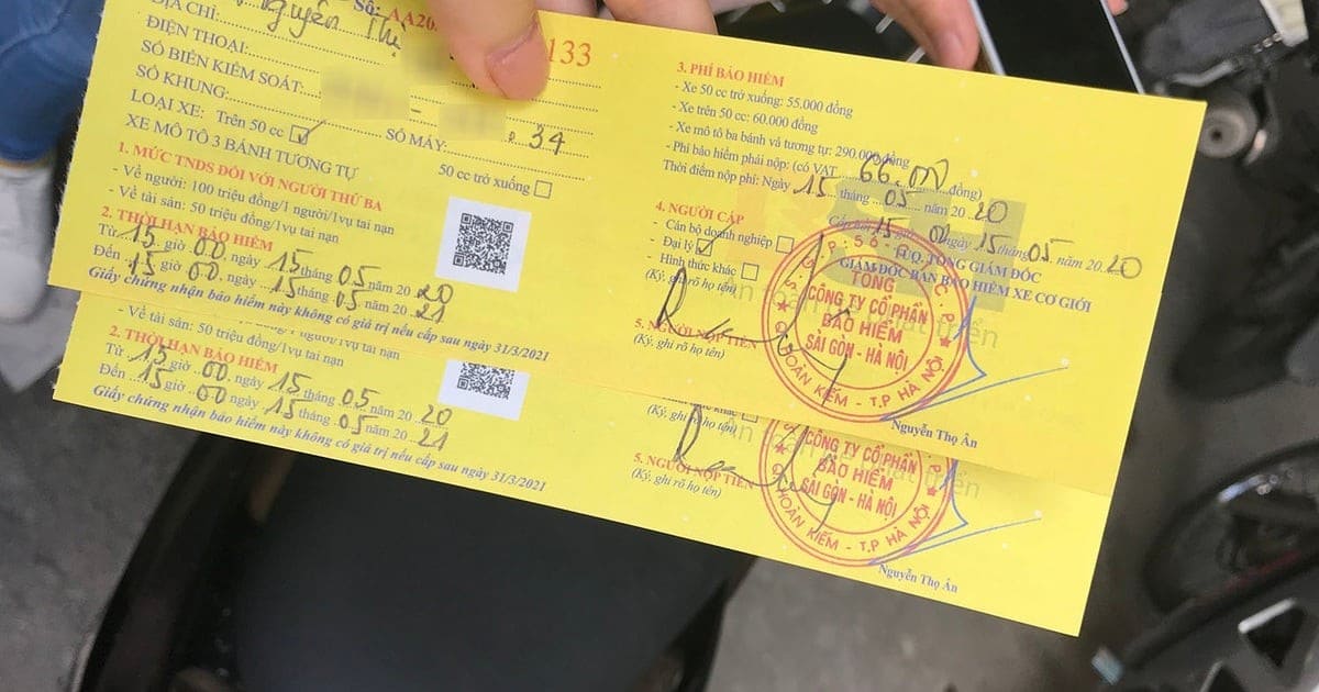 Mua bảo hiểm xe máy để tránh bị phạt