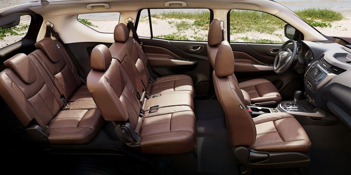 Ngồi trên Nissan Terra 2020 cực kỳ thoải mái với thiết kế ghế ngồi lớn