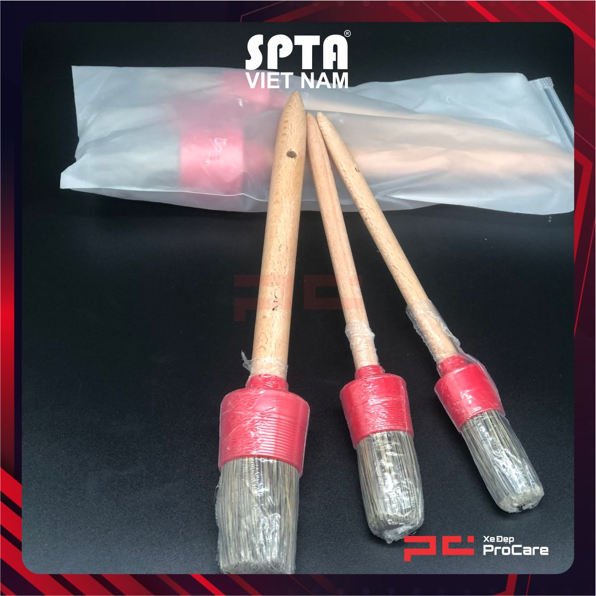 Hình ảnh xe Cọ Vệ Sinh Chi Tiết (3 cái) - SPTA - WDB01KIT