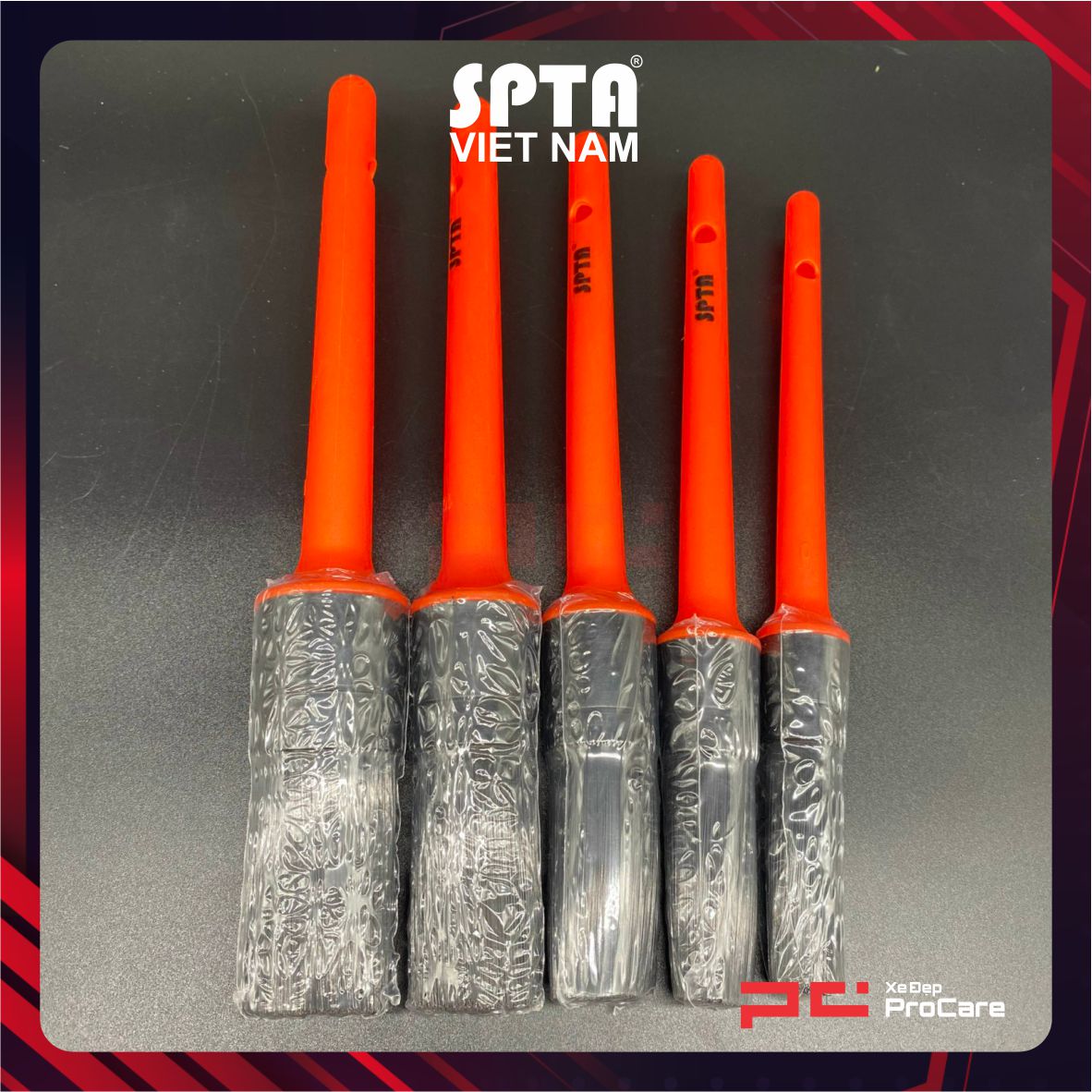 Hình ảnh xe Cọ Vệ Sinh Chi Tiết (đầu đen) - SPTA - WDB05KIT