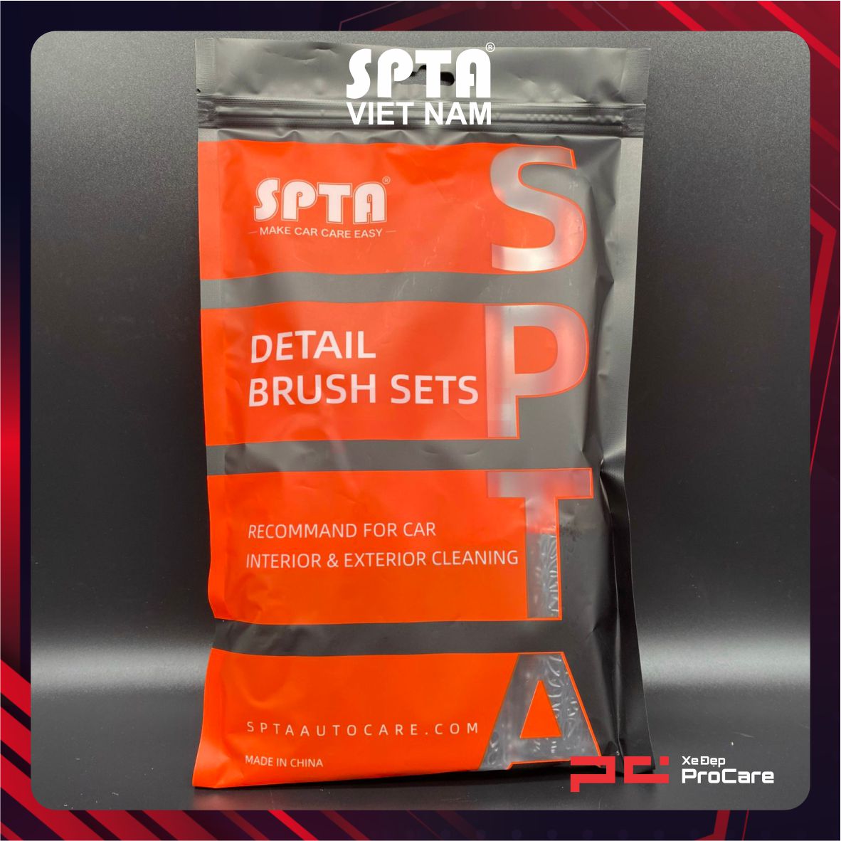 Hình ảnh xe Cọ Vệ Sinh Chi Tiết (đầu đen) - SPTA - WDB05KIT