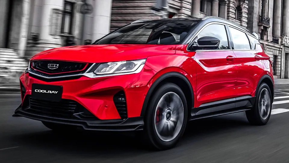 Hình ảnh xe GEELY COOLRAY PREMIUM 2025 MÀU ĐỎ