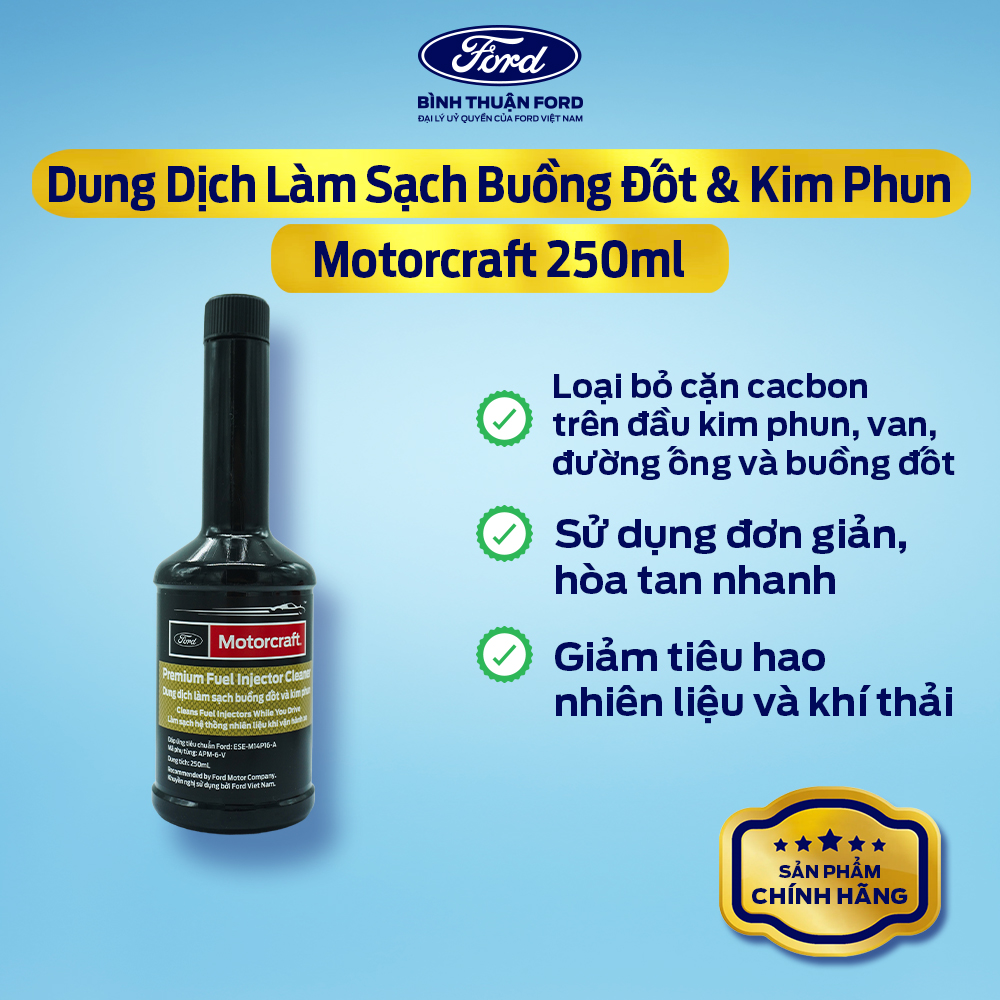 Hình ảnh xe Dung Dịch Làm Sạch Buồng Đốt & Kim Phun - Motorcraft 250ml – Tăng Hiệu Suất Động Cơ