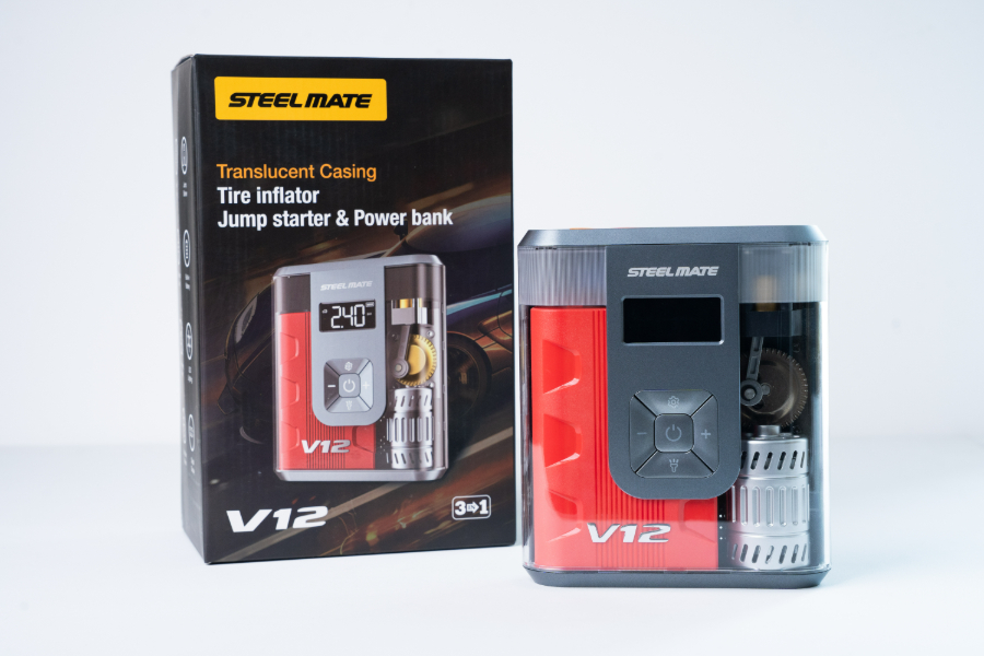 Hình ảnh xe Kích bình - Bơm lốp ô tô đa năng STEELMATE V12