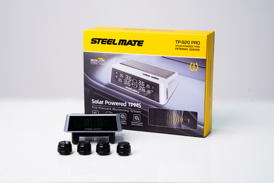Hình ảnh xe Cảm biến áp suất lốp ô tô van ngoài STEELMATE TP-S20 PRO