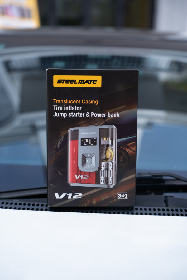 Hình ảnh xe Kích bình - Bơm lốp ô tô đa năng STEELMATE V12