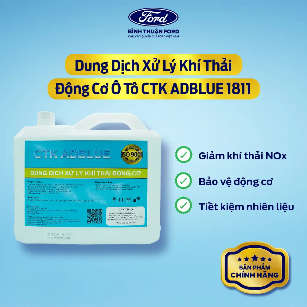 Hình ảnh phụ kiện Dung Dịch Xử Lý Khí Thải Động Cơ Ô Tô CTK ADBLUE 1811 - 10L | Chính Hãng, đạt chuẩn Euro 4,5,6 – Gi