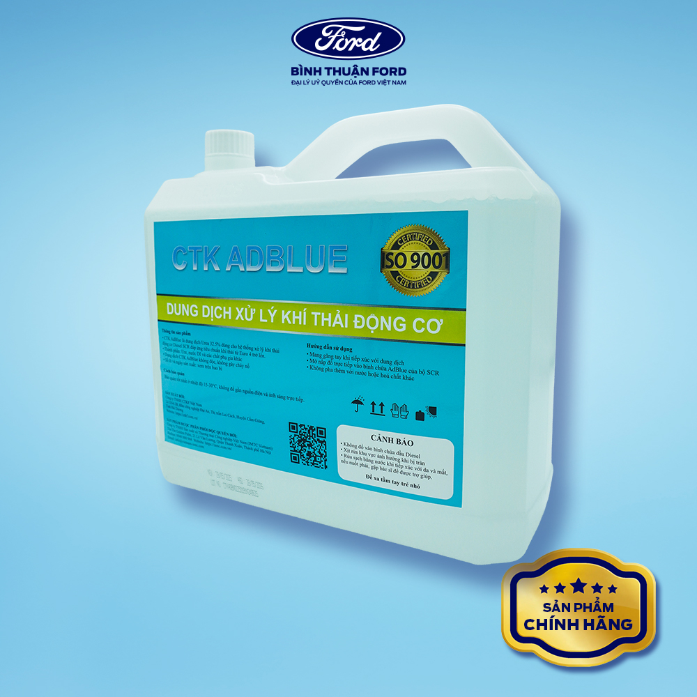 Hình ảnh xe Dung Dịch Xử Lý Khí Thải Động Cơ Ô Tô CTK ADBLUE 1811 - 10L | Chính Hãng, đạt chuẩn Euro 4,5,6 – Gi