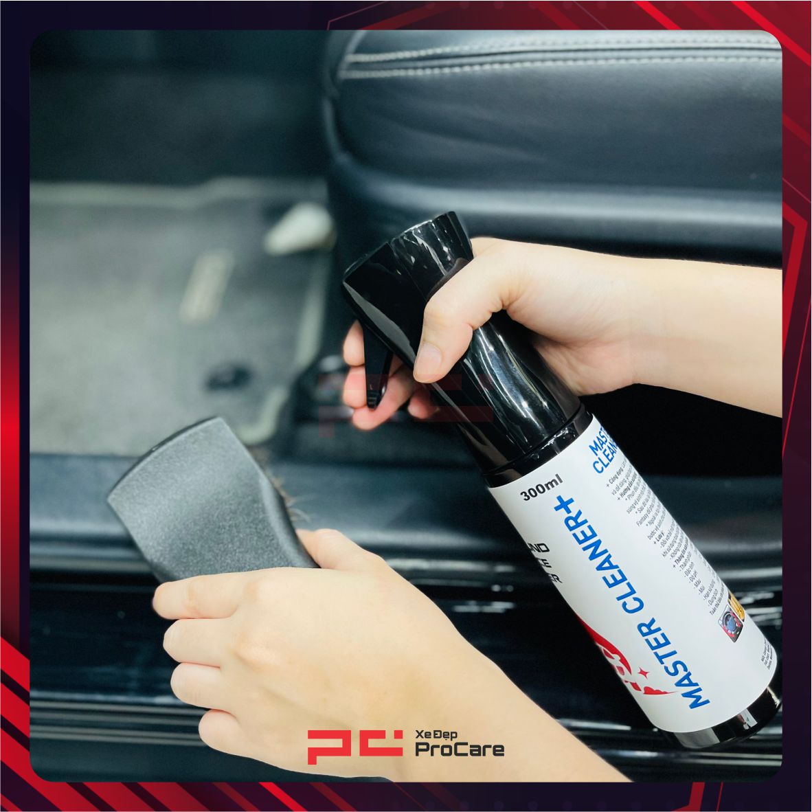 Hình ảnh xe Chai dung dịch Master Cleaner Plus vệ sinh ô tô đa năng - 300ml