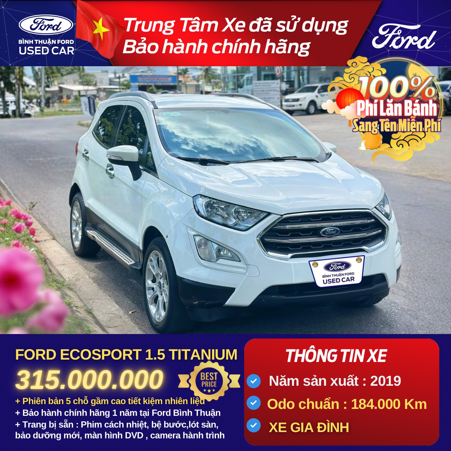 Hình ảnh xe FORD ECOSPORT 1.5 TITANIUM