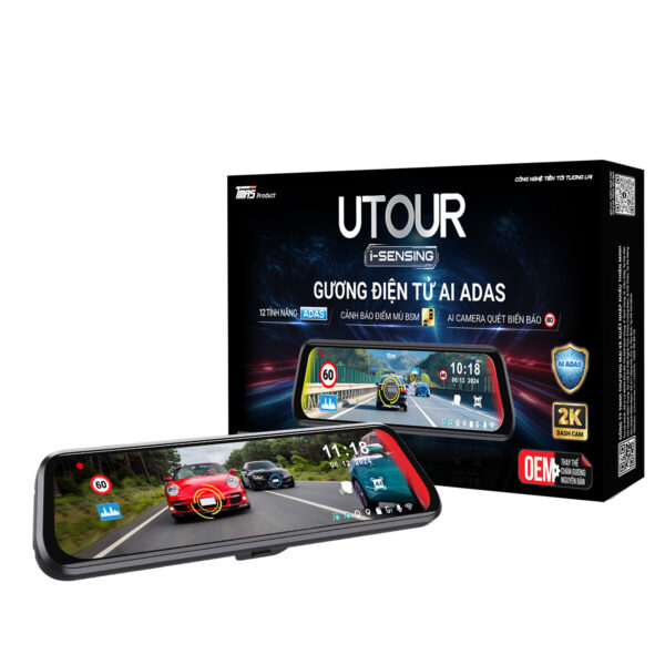 Hình ảnh xe Gương điện tử AI ADAS UTOUR C3M