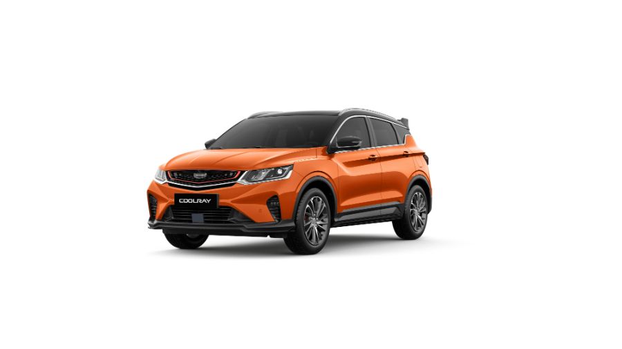 Hình ảnh xe GEELY COOLRAY FLAGSHIP 2025 MÀU CAM