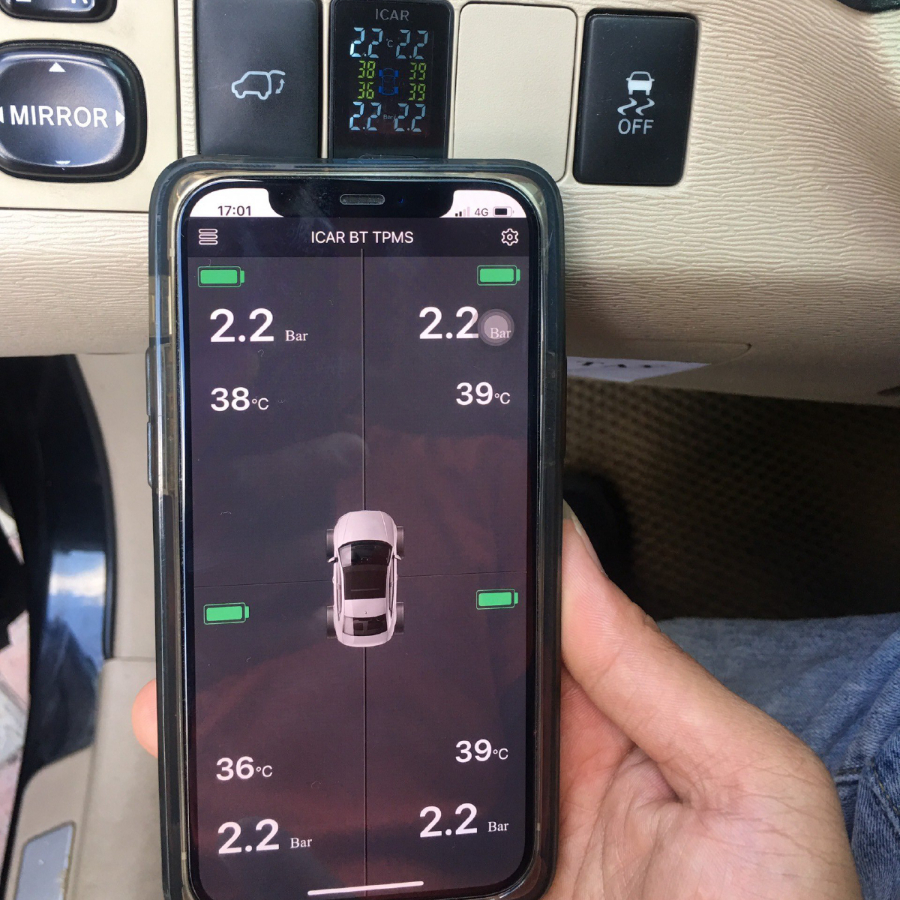 Hình ảnh xe Cảm biến áp suất lốp ICAR Ellisafe C397/C398/C399