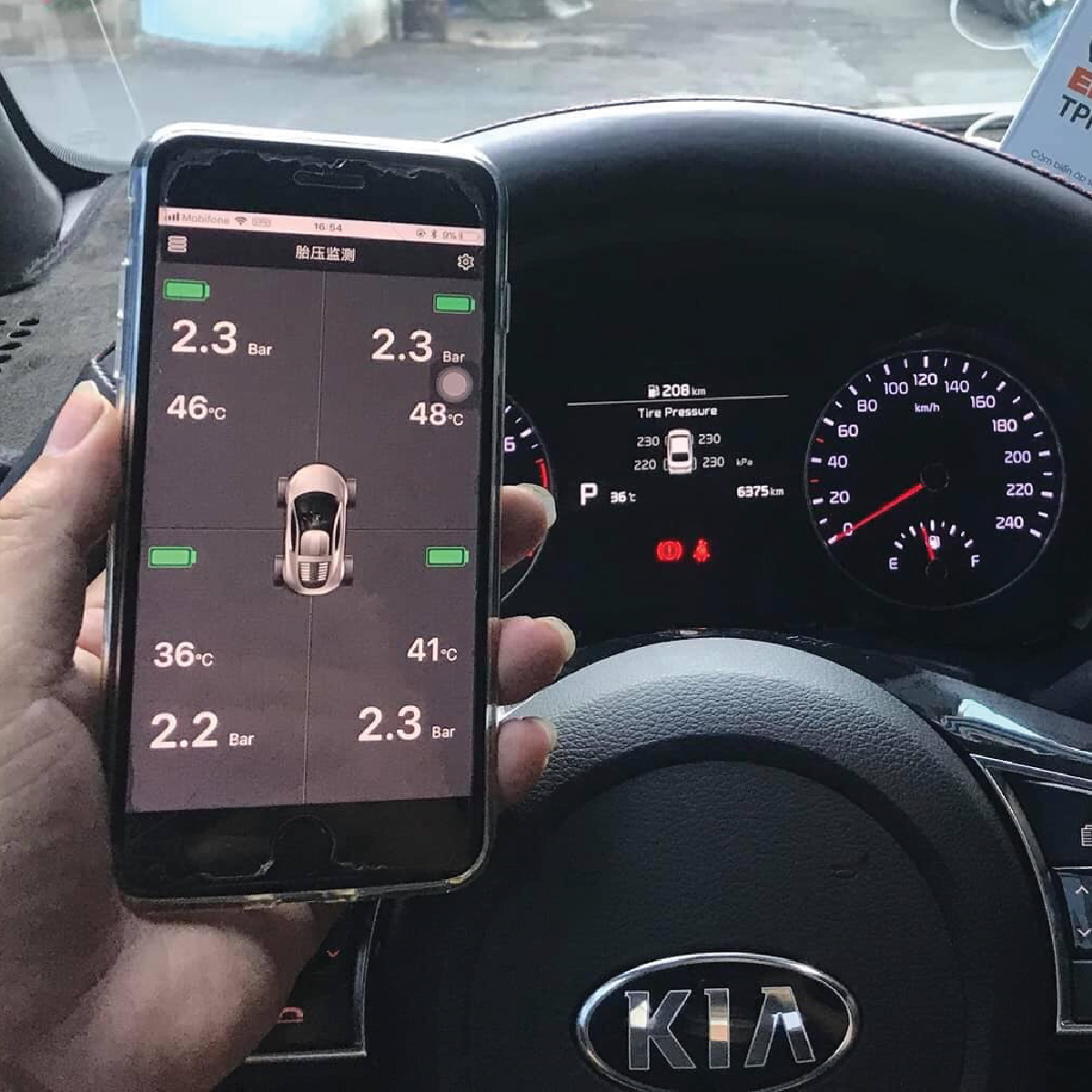 Hình ảnh xe Cảm biến áp suất lốp ICAR Ellisafe i3 Series
