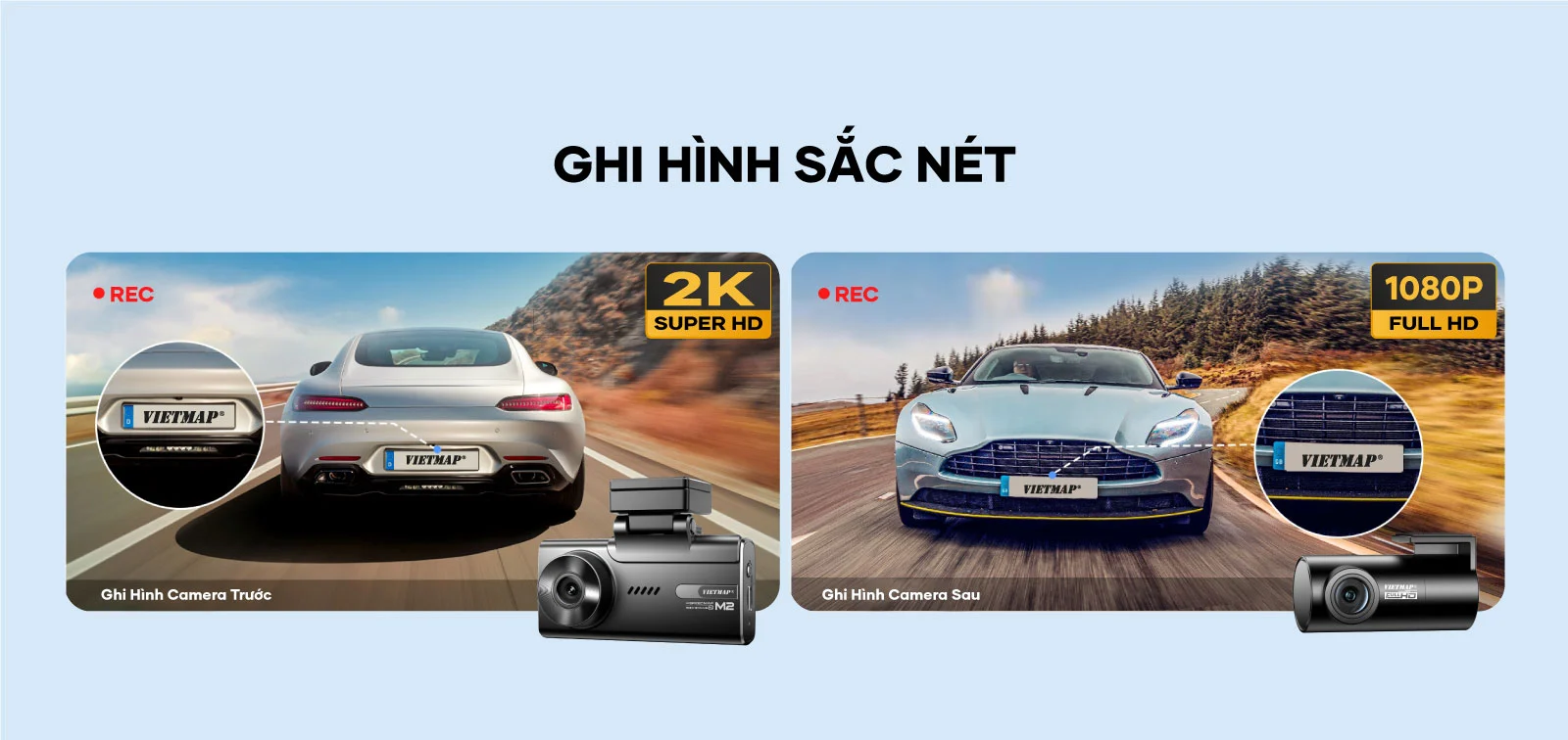 Hình ảnh xe VIETMAP SPEEDMAP M2 COMBO TRƯỚC SAU