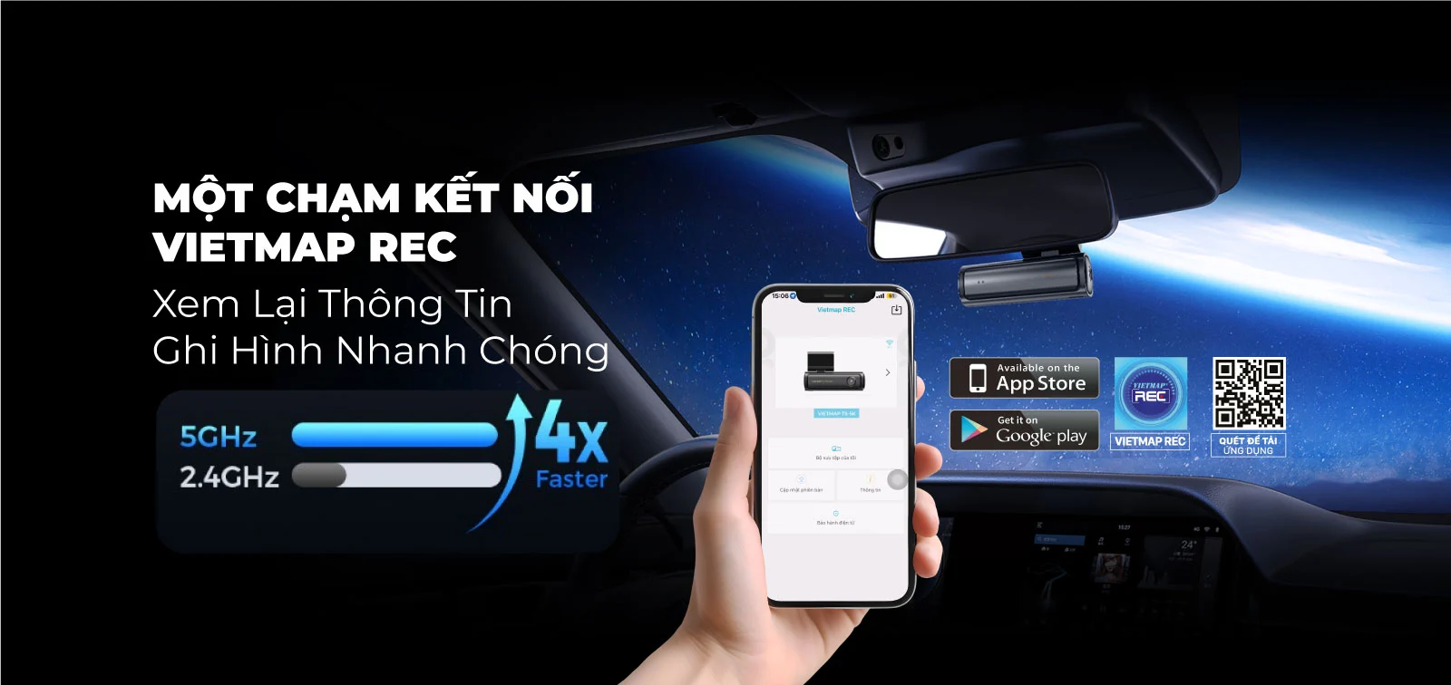 Hình ảnh xe CAMERA HÀNH TRÌNH VIETMAP TS-5K