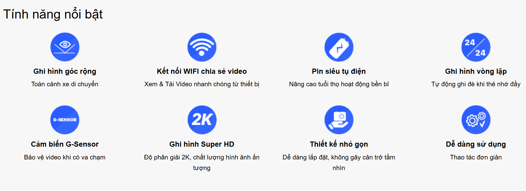 Hình ảnh xe CAMERA HÀNH TRÌNH VIETMAP TS-C9P