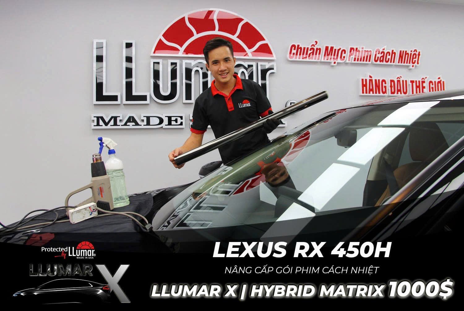 Hình ảnh xe Phim cách nhiệt LLumar - gói LLumar X - Nguyên xe 4 chỗ