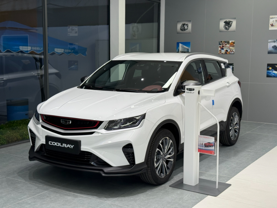Hình ảnh xe GEELY COOLRAY PREMIUM 2025 - MÀU TRẮNG NĂNG LƯỢNG