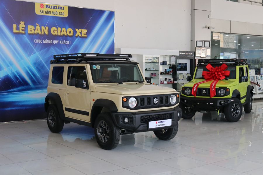 Hình ảnh xe SUZUKI JIMNY CHUYÊN OFFROAD - 2024 - MÀU TRẮNG NGÀ