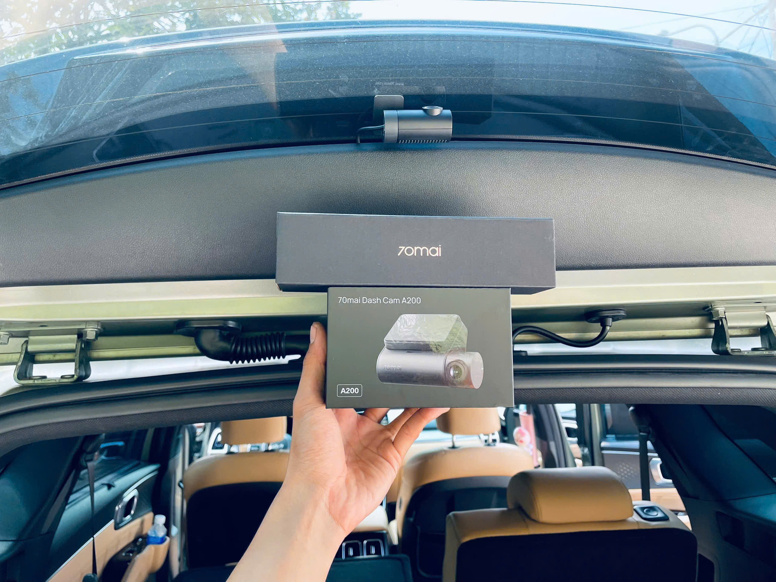 Hình ảnh xe Camera hành trình 70mai A200 ghi hình 2 kênh giá rẻ