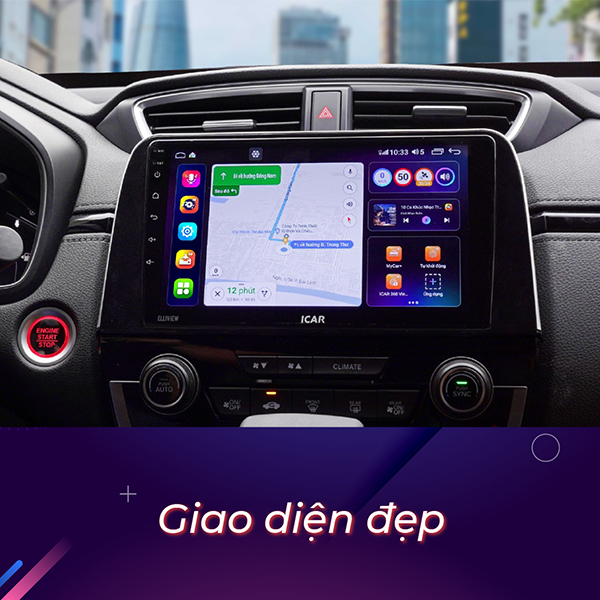 Hình ảnh xe Thiết bị dẫn đường ICAR Android Elliview U5 Basic Lite
