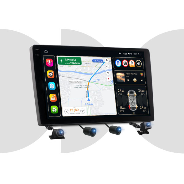 Hình ảnh xe Màn hình Android liền cam 360 Elliview S5 2K