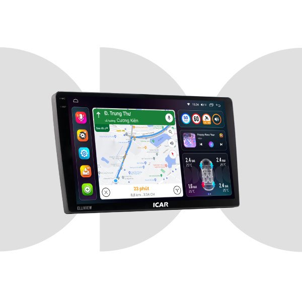 Hình ảnh xe Thiết bị dẫn đường ICAR Android Elliview U5 Basic Lite