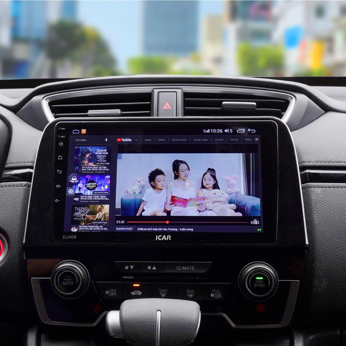 Hình ảnh xe Màn hình Android liền cam 360 Elliview SEP