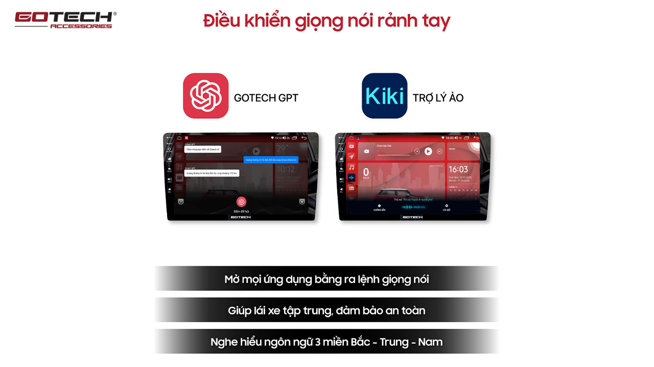 Hình ảnh xe  Màn hình ô tô thông minh GOTECH GT2K MAX