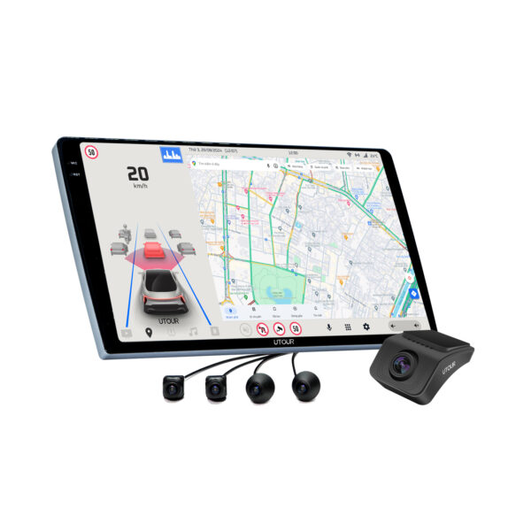 Hình ảnh xe Màn hình liền Camera 360 AI ADAS UTOUR US360 – i2K