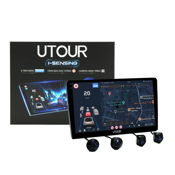 Hình ảnh xe Màn hình liền Camera 360 AI ADAS UTOUR US360 – i2K