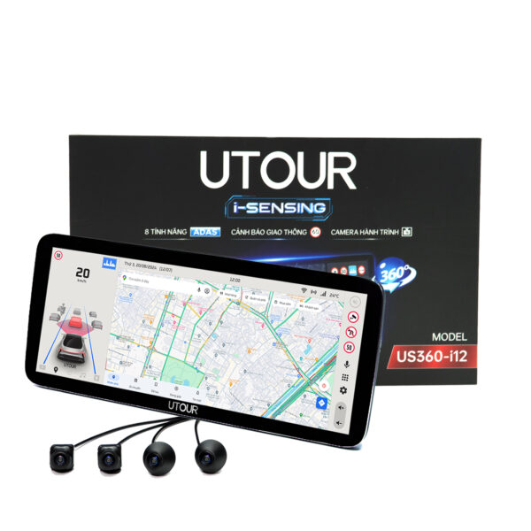 Hình ảnh xe Màn hình liền Camera 360 AI ADAS UTOUR US360 – i12