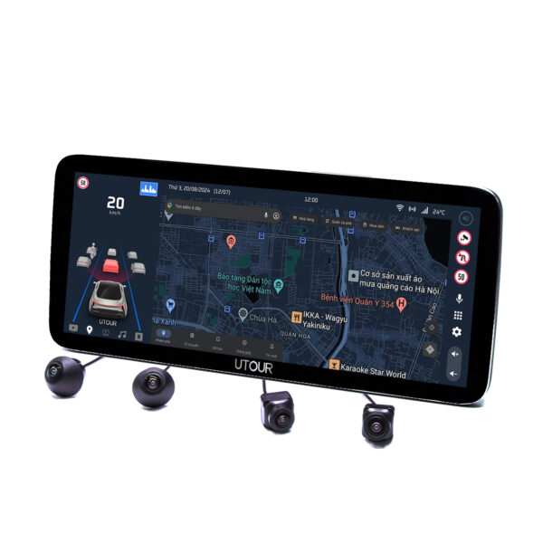 Hình ảnh xe Màn hình liền Camera 360 AI ADAS UTOUR US360 – i10