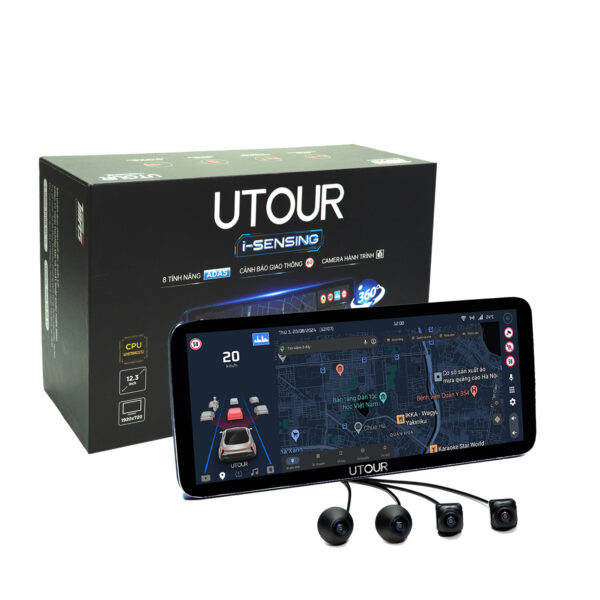 Hình ảnh xe Màn hình liền Camera 360 AI ADAS UTOUR US360 – i12