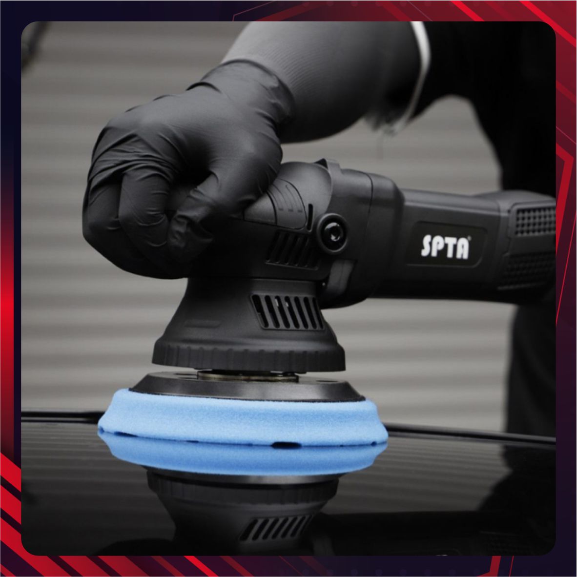 Hình ảnh xe Máy đánh bóng tác động kép (đế 5inches) - SPTA - DA502