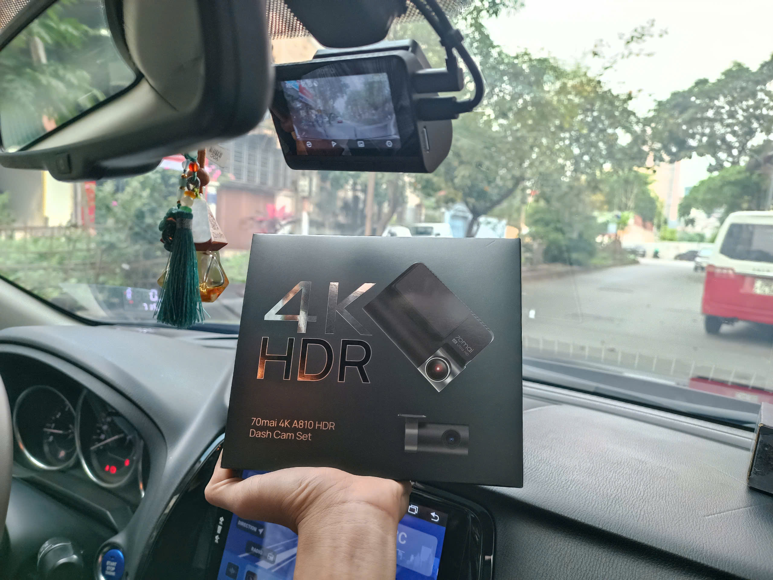 Hình ảnh xe Camera hành trình 70mai A810 ghi hình 4K Kết nối 4G