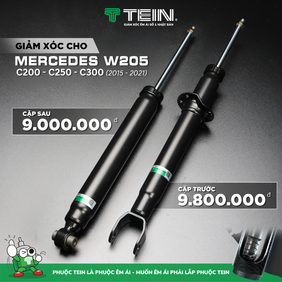 Hình ảnh phụ kiện Phuộc Nhún MERCEDES C-CLASS W205 – C200, C250, C300 (2015-2021) TEIN BASIC