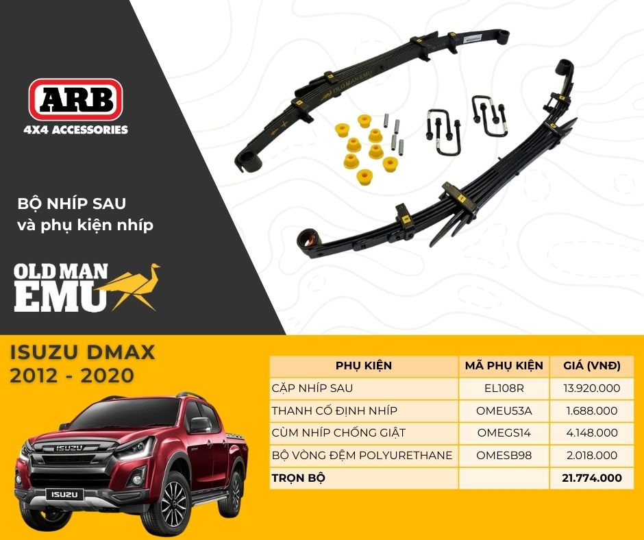 Hình ảnh xe Nhíp sau dành cho bán tải