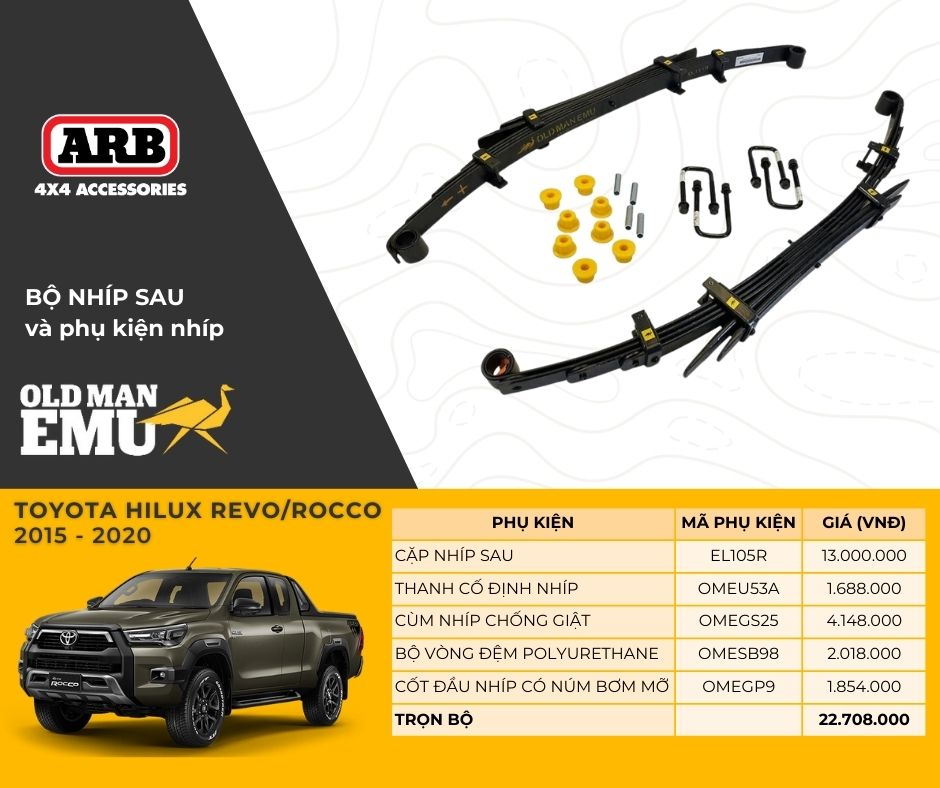 Hình ảnh xe Nhíp sau dành cho bán tải
