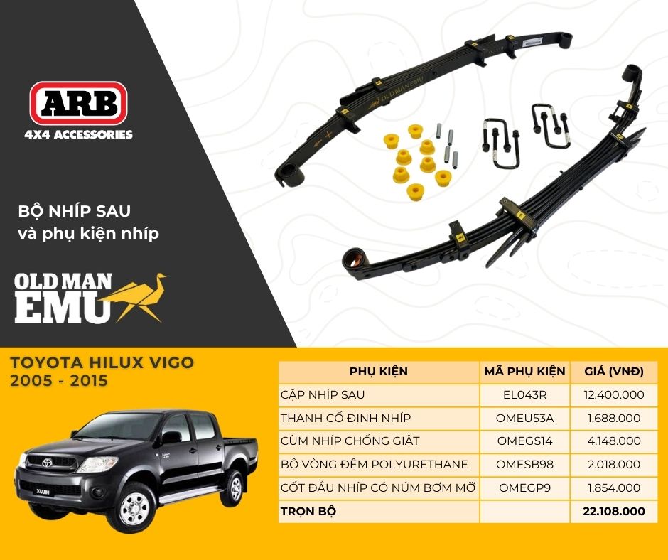 Hình ảnh xe Nhíp sau dành cho bán tải