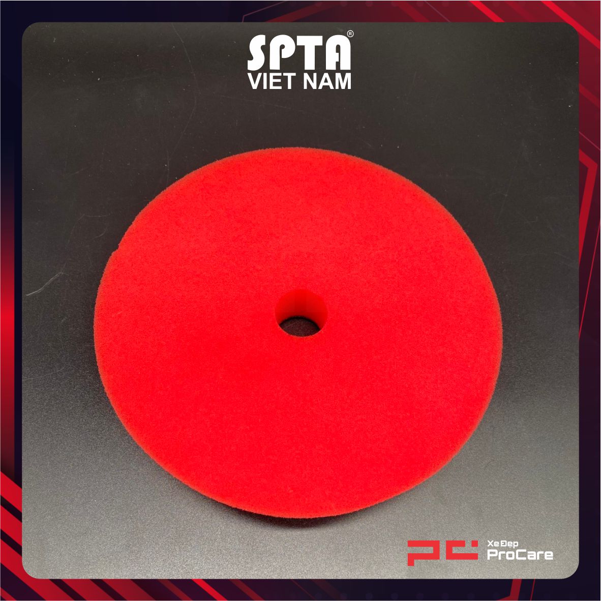 Hình ảnh xe Phớt đánh bóng Đỏ Bước 3 - SPTA - FTF25S6R