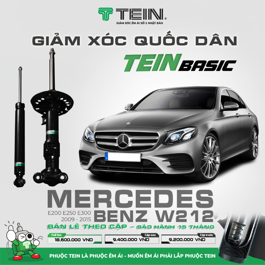 Hình ảnh xe Phuộc Nhún MERCEDES E-CLASS W212 – E200, E250, E300 (2009-2015) TEIN BASIC