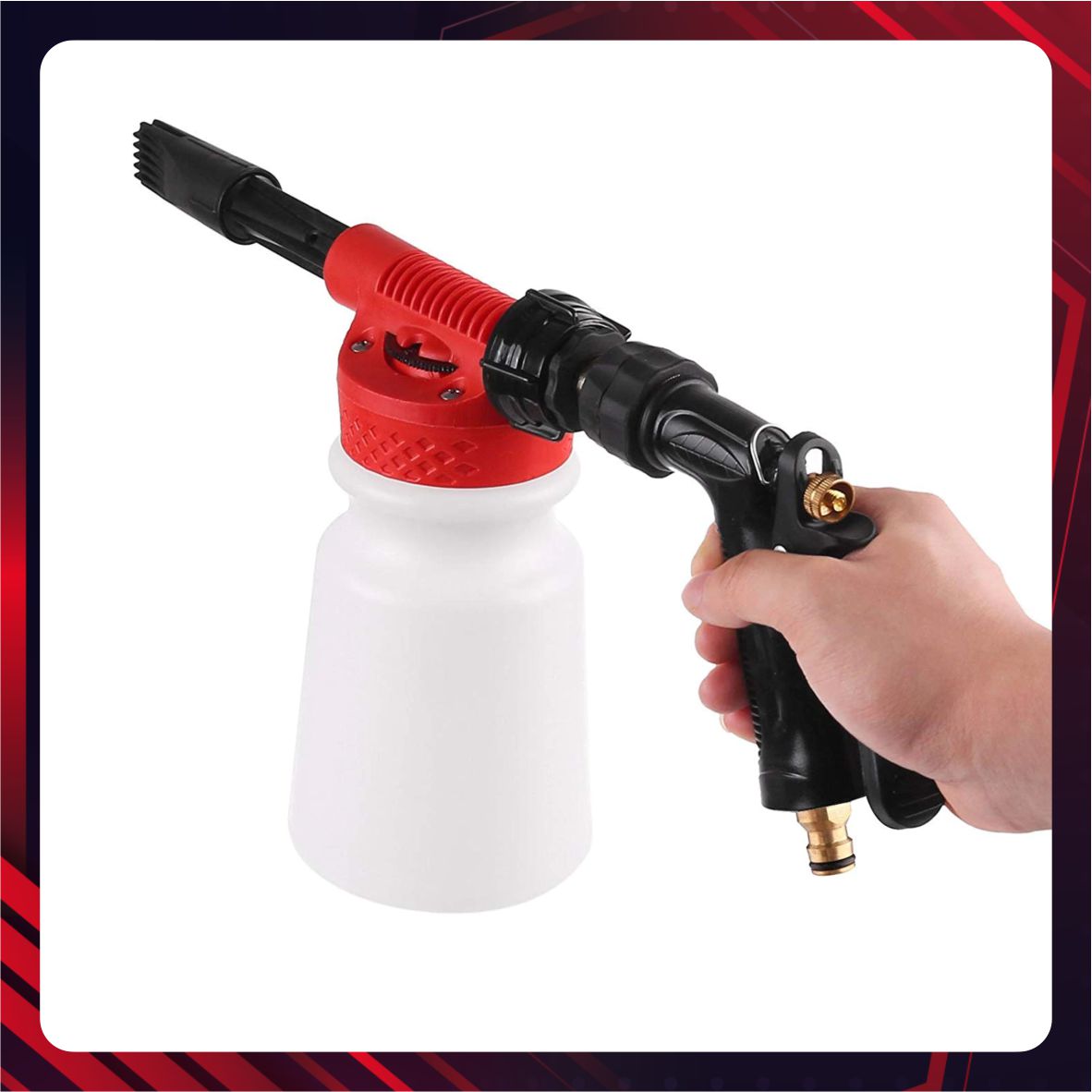 Hình ảnh xe Súng phun tạo bọt tuyết rửa xe cao cấp (đỏ) - SPTA - FG0019